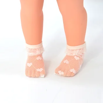 Dantela roz ciorapi pentru Papusa 40cm 16inch papusa 1/4 BJD Accesorii papusa papusa șosete,Fata de cadou