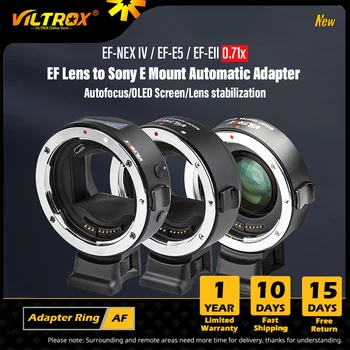 Viltrox EF - E5 Sony E Obiectiv Inel Adaptor Auto Focus Full Frame 0.71 x Rapel de Viteză pentru Canon EF Lens a A1 A7C A7R IV A7II A6400
