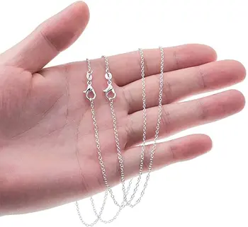 30PCS 925 lanțuri de Argint colier pentru femei, bărbați bijuterii set petrecere de moda designer de lux accesorii de nunta cadouri