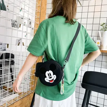 Disney uri drăguț panza messenger pungă mică Mickey fata nou-coreean student zână sălbatice student singur umăr telefon mobil sac