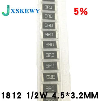 100buc 1812 SMD Rezistor Kit de Toleranță de 5% 0R-22M 680R 750R 820R 910R 1K 1.1 K 1.2 K 10 Ohm Valoarea totală Disponibile DIY Set Asortate