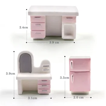 Foarte Mici Mini Mobilier Modern de Casă Figura Model Figurine de Decor Păpuși Jucarii pentru Copii Cadouri DIY Accesorii