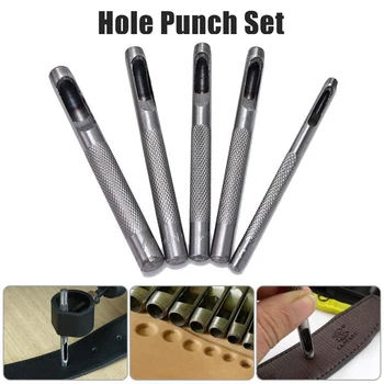 Piele Punch Cu Centura Perforator Piele Tehnologia Runda Gol Stantare Maneca DIY Centura Curea de Stantare Instrument