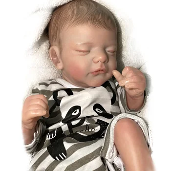 18 Inch Păpuși Reborn Sam Pictat Realist Drăguț De Dormit Bebe Renăscut Papusa Soft Touch Corpul Jucărie Pentru Cadou Muñecas Boneca Renăscut