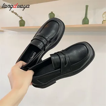 Fete Pantofi Mary Jane Cosplay Școală Japoneză Jk Uniformă Accesorii Lolita Pantofi Colegiul Gotic PU Platforma Pantofi de Înaltă Calitate