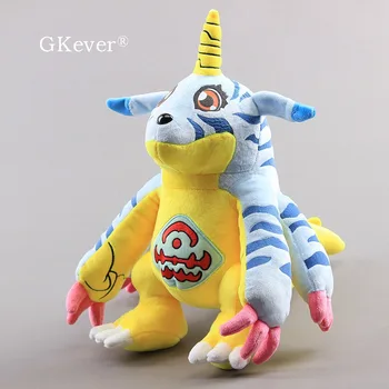 Digimon Jucărie Gabumon Figura Jucărie de Pluș, Păpuși Drăguț Colorate Moale Animale Împăiate 13