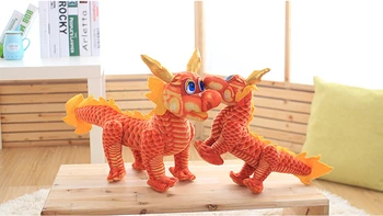 1 buc 40cm, 60cm desene animate simulare dragon Chinezesc papusa de plus de noutate creative fată romantică festival jubilează jucărie de pluș cadou