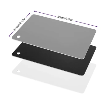 YSC Grey Card Alb cu Card de Echilibru 18% Expunere Fotografie Card Personalizat de Calibrare Gri Card Camera Checker Video DSLR