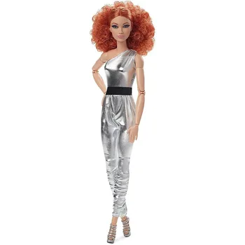 2022 Barbie Semnătura Arata Papusa Părul Roșu și Creț Papusa de Moda pentru Colectionari HBX94