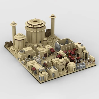 9585Pcs Personalizate MOC-56649 Modular Tatooine Tatooine Construi Orașul De la 18 MOCs Spațiu Războaie Mici Particule Model DIY Blocuri