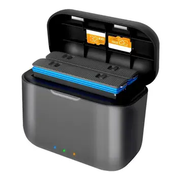 Baterie Încărcare Rapidă Cutie Pentru Insta360 X3 Caz de Încărcare Încărcător de Baterie Card MicroSD Cutie de Depozitare Pentru Insta360 X3 Dotari W1D3