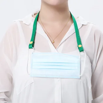 Masca de Funie Reglabila Masca Extensia Coarda la Îndemână, Convenabil Restul Titularul Frânghie Atârnă Pe Gât la Școală în aer liber Pentru Copii pentru Adulti