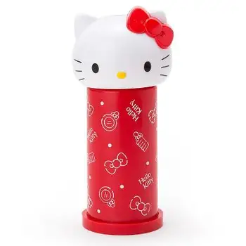 Kawaii Sanrio Hello Kitty Melodia Mea Cinnamoroll Tampon De Bumbac Desktop Diverse Container De Depozitare Flip Plastic Tampon De Bumbac Tub