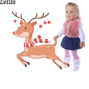Papusa Haine de Crăciun 15 Stiluri de Fuste Rochii De 18 Inch American Doll & 43 Cm Papusa Pentru Generația Noastră Fată Jucărie Cadou