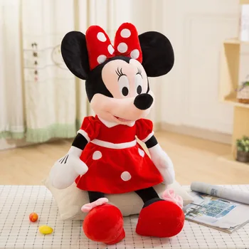 Disney Mickey Mouse Minnie Pluș, Păpuși, Animale de Pluș Jucării Ziua de nastere Cadou de Crăciun pentru Copii Mickey Minnie Cadouri cadou