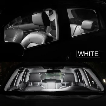 18Pcs Alb Canbus LED Lampă de Interior Dome Harta Lumini Bec Kit Pentru 2013-2018 Skoda Octavia MK 3 MKIII Lumină de inmatriculare