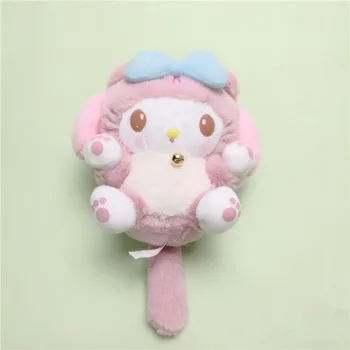 Sanrio Cinnamoroll Mea Melodie Japoneză Jucării De Pluș Drăguț Desen Animat Animale Moi Umplute Papusa Avere Cat Cross Dressing Copii Cadou