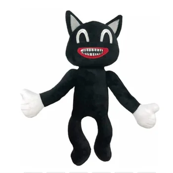30-40cm Sirena Cap Jucărie de Pluș Moale Sirenhead Umplute Papusa de Desene animate de Animale Pisica Neagra Peluches Jucării pentru Copii pentru Copii Cadouri