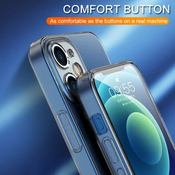 Gros rezistent la Șocuri Silicon Telefon Caz Pentru iPhone 13 12 11 Pro Xs Max Aparat de Protecție Caz pentru iPhone X Xr 6s 7 8 Plus Capacul din Spate