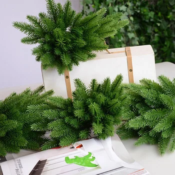 5 Buc Plante Artificiale Ramuri de Pin Brad de Crăciun Accesorii DIY Petrecere de Anul Nou Decoratiuni Ornamente de Crăciun Copiii Cadou