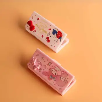 Sanrio Desene animate Cosmetice Cutie de Depozitare HelloKitty de Stocare Transporta-Pe Melodia Mea de Student Papetărie Cutie de Cadouri de Vacanță Jucarii pentru Fete