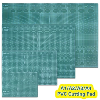 A1/A2/A3/A4 Auto-Vindecare PVC Pad Tăiere Dublă față-Verso Grila Rotativ tocator de BRICOLAJ din Piele Ambarcațiuni de Cusut Desktop Pad de Protecție