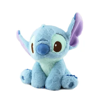 30cm Disney Lilo & Stitch Albastru de Pluș Înclinați Capul Lilo&stitch Păpuși Jucării Kawaii Canapea Pernă Băiat Drăguț Fată Cadouri de Craciun