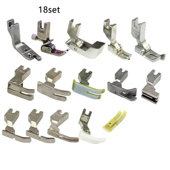18pcs DIY Piciorul de Cusut Masina de Cusut Cusatura de Matlasare Mini-Reper Durabil Set Multifunctional Kit Industriale Usor de instalat