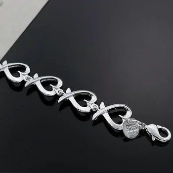 Fierbinte argint 925 bine inima alge Bratara fashion pentru femei de moda branduri de bijuterii petrecere de Nunta cadouri de Craciun