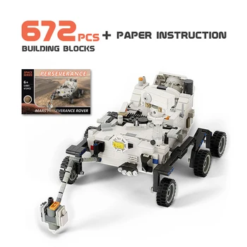 MOC Spațiu Nou de a Explora Perseverenta 2020 Mars Rover Blocuri Kituri de Cărămizi Set Joc de Creier Asambla Jucării Pentru Copii Baiat Cadou