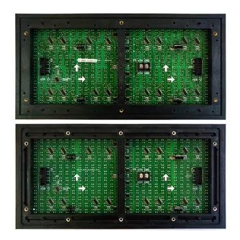 DIY LED-uri SEMN P10 RG în aer liber cameră dublă de culoare Panou LED,de Mare Luminozitate 16*32 Pixeli LED display ecran Module