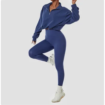 Unt Moale De Înaltă Talie Pantaloni De Yoga Pentru Femei Eco-Friendly Material Stretch Sport Fitness Jambiere Respirabil Funcționare Dresuri Sportwear