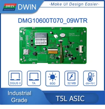 DWIN 7 Inch, 1024x600 ecran TFT LCD HMI Modul de Afișare IPS Capacitiv Ecran Tactil Rezistiv Pentru Arduino DMG10600T070_09W