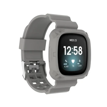 Curea de ceas pentru Fitbit-Versa 3 Band Moale Sport Silicon Bratara Bratara de Înlocuire pentru Correa -Fitbit Sens Benzi Accessori