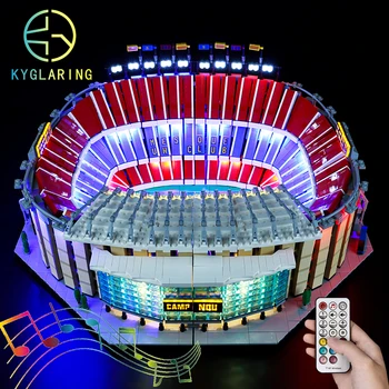 Kyglaring de Iluminat cu Led Set DIY Jucării Pentru Crearea 10284 (RC Sunet Versiune) FC Barcelona, Camp Nou (Nu sunt Incluse Blocuri)