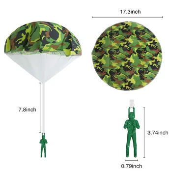 Camuflaj Consumabile Partid Armata fata de Masa din Plastic Militară de Ziua Parasuta Jucărie pentru Copii Boy Fata de Copil de Dus