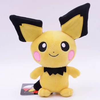 20cm Kawaii Pichu Pikachu Papusa de Plus Pokemon Peluche Jucărie Umplute Elf Ornamente Cadou Pentru Copii