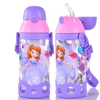 Disney BPA Gratuit în condiții de Siguranță Leakproof de Desene animate pentru Copii Sticle de Apă
