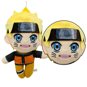 20cm Japonia Anime Naruto Pluș, Jucării Umplute Uchiha Itachi, Kakashi Desene animate Figura Papusa Pandantiv Copil Cadou de Ziua Kawaii Xmas Decor