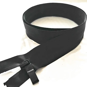 5 Bucăți de (20/70cm) 3# 5#Open End Negru rezistent la apa TPU Nailon Fermoar, Folosit Pentru obiecte de Artizanat, de Cusut Saci, Accesorii de Îmbrăcăminte