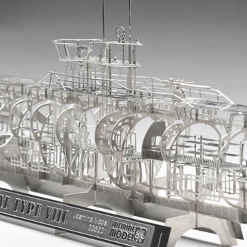 1/350 U-BOAT VIIC U Barca Model Kit Submarin Decoratiuni 3D Metalice de Asamblare Modeldiy Asamblare Model Pentru Copii Cadouri 2020