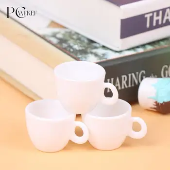 3Pcs 1:6 casă de Păpuși în Miniatură Creative Noul Mini Ceașcă de Cafea Model de Bucatarie Accesorii Pentru Casă de Păpuși Jucarii Cadou