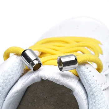 Elastic Nu-și lege Șireturile Semicerc Șireturi de Pantofi Pentru Copii, Adulți DIY Adidași Șiret Rapid Leneș Blocare din Metal Șireturi de Pantofi Siruri de caractere