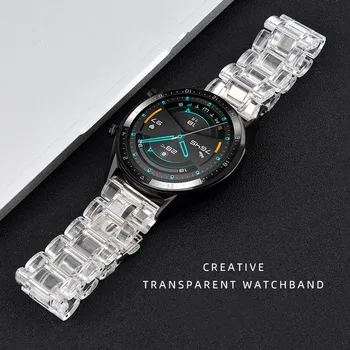 Înlocuire Curea 20mm 22mm Pentru Huawei Watch Gt 2 Curea Transparent Watchbands Brățară Accesorii Pentru Samsung Galaxy Watch