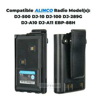QB-26L 1500mAh Acumulator de schimb pentru ALINCO DJ-500 DJ-10-DJ 100, DJ-289G DJ-A10 DJ-A11 DJ-A41 DJ-W100 DJ-W500 DJ-MD5 EBP-88H
