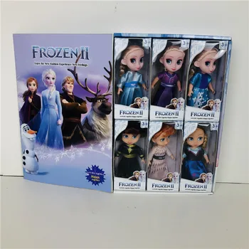 Disney Frozen 2 Printesa Anna Elsa Păpuși Alba ca Zapada, Belle, Rapunzel Jucarii pentru Fete Păpușă Jucărie pentru Copii Cadouri
