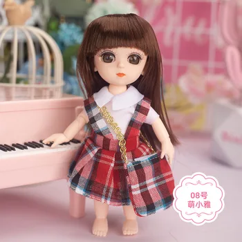 Cele mai noi Haine Papusa Potrivit Pentru 16 CM Papusa Barbie 1/12 BJD Papusa Accesorii de Îmbrăcăminte Serie de Moda Rochie Pentru Fete Jucarii Cadou