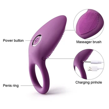 Penis Inel Vibratoare Masturbari Pentru Femei Clitorisul Stimulator Punct G Jucarii Orgasm Blocare Fine Maneca Vibratoare Pizde Vibro Jucarii Sex