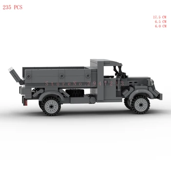 Fierbinte militare WW2 Tehnologia vehiculelor Armatei germane Opel Fulger Blitz Camion echipament de război rezervor Bloc armă caramida jucarii