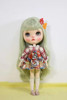 Blythe haine rochie de Colorat fusta mini 1/6 30cm BJD fata anime (se Potrivesc pentru Pullip,Ob24, Licca)